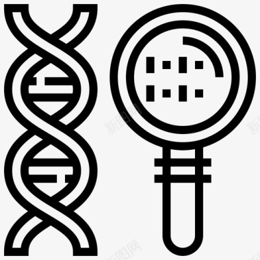 遗传学生物学化学图标图标