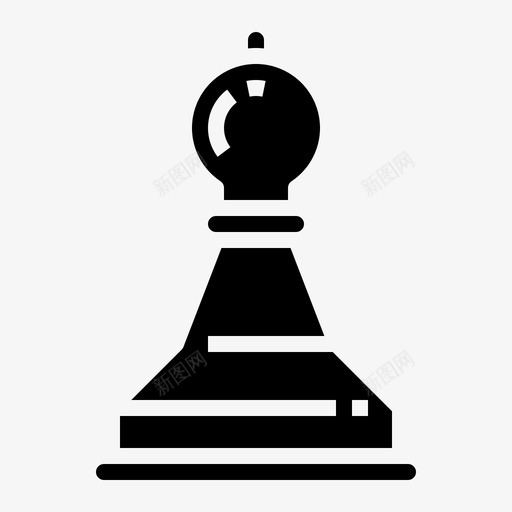 营销策略商务象棋图标svg_新图网 https://ixintu.com 商务 数字营销黑色 营销策略 象棋