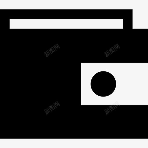钱包商业金融填充图标svg_新图网 https://ixintu.com 商业 金融填充 钱包
