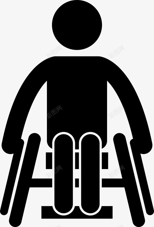 运动轮椅运动员残疾人图标svg_新图网 https://ixintu.com 残奥会残疾人体育和运动员 残疾人 运动员 运动轮椅