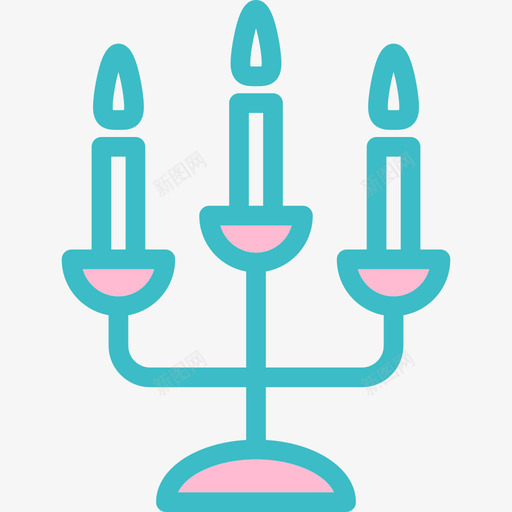 蜡烛线性婚礼元素图标svg_新图网 https://ixintu.com 线性婚礼元素 蜡烛