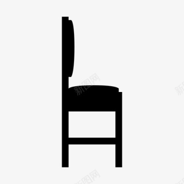 椅子坐垫餐厅图标图标