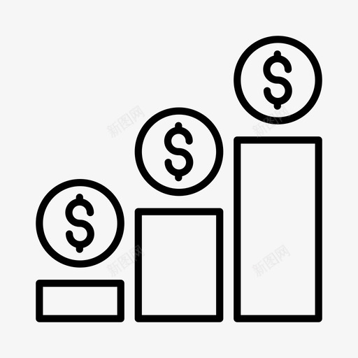 财务战略业务沟通图标svg_新图网 https://ixintu.com 业务 沟通 游戏计划 财务战略 运营