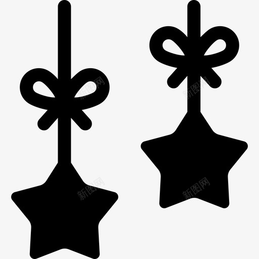 星星圣诞礼物图标svg_新图网 https://ixintu.com 圣诞礼物 星星