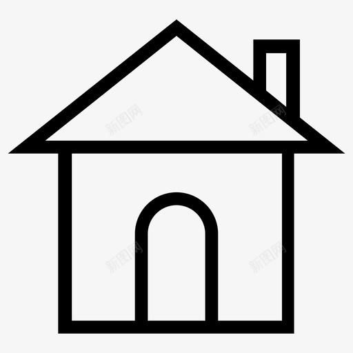 住宅商业和贸易浅圆形图标svg_新图网 https://ixintu.com 住宅 商业和贸易 浅圆形