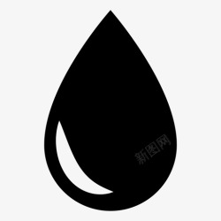 石油水滴水水滴液体图标高清图片