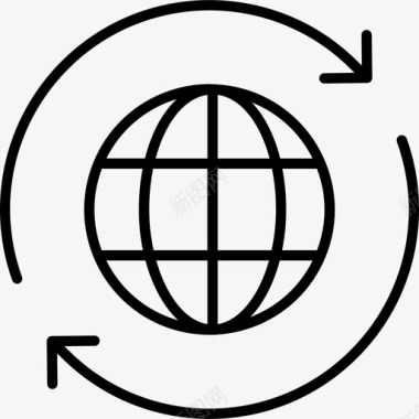 全球商业搜索引擎优化2线性图标图标