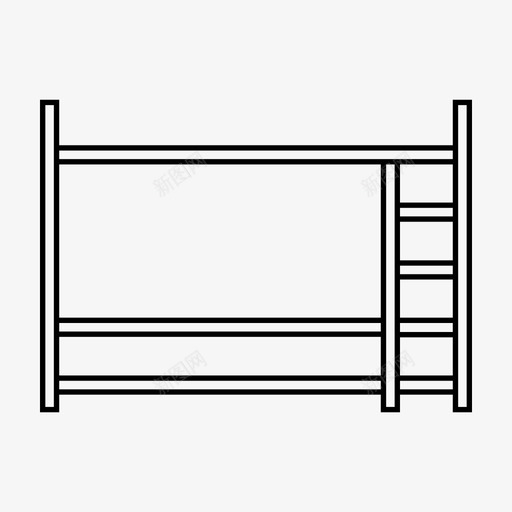 床卧铺沙发图标svg_新图网 https://ixintu.com 休息 卧铺 家具 家居用品 床 沙发 睡眠