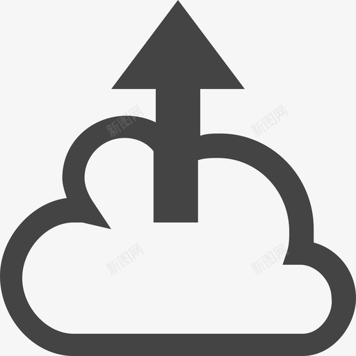 云上传vaadin图标线性svg_新图网 https://ixintu.com vaadin图标 云上传 线性