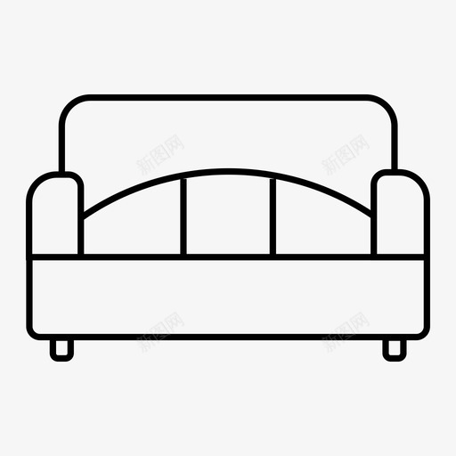 沙发家具家图标svg_新图网 https://ixintu.com 客厅 家 家具 家具现代上等 沙发