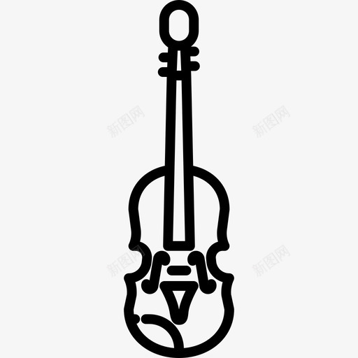 小提琴音乐音乐节图标svg_新图网 https://ixintu.com 小提琴 音乐 音乐节
