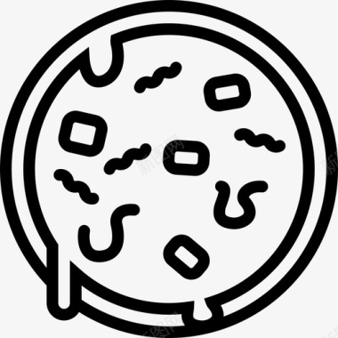 披萨美食系列2直系图标图标