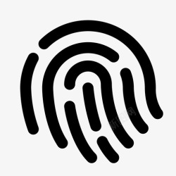 指纹锁图标指纹指纹锁身份图标高清图片