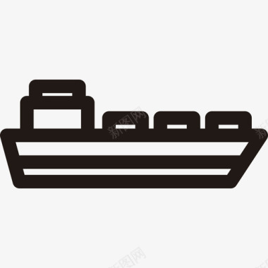 船舶运输最小运输量图标图标