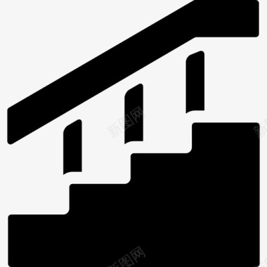 楼梯建筑物房屋维修填充物图标图标