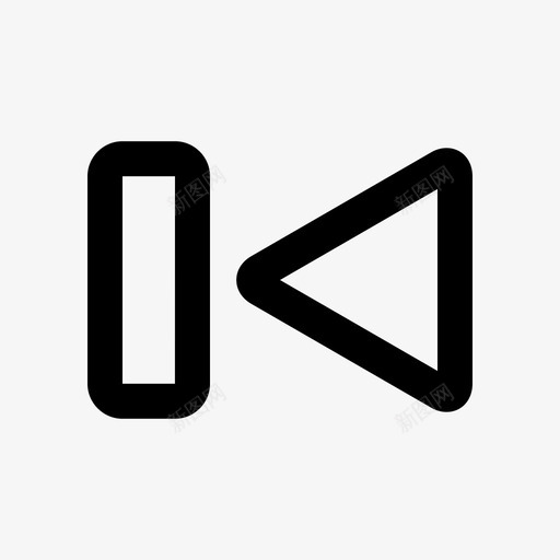 上一个按钮多媒体图标svg_新图网 https://ixintu.com 上一个 声音 多媒体 很棒的音乐播放器按钮 按钮 音乐播放器