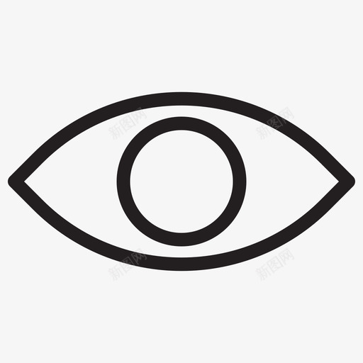眼睛搜索引擎优化和营销2浅圆形图标svg_新图网 https://ixintu.com 搜索引擎优化和营销2 浅圆形 眼睛