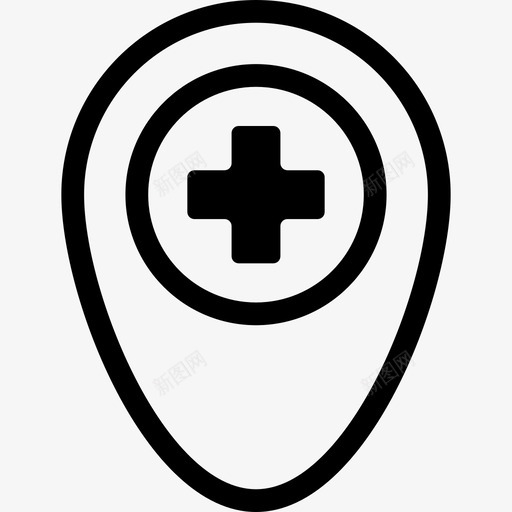 占位符概述医疗要素线性图标svg_新图网 https://ixintu.com 占位符 概述医疗要素 线性