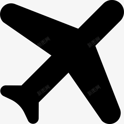飞机运输运输和手工填充图标svg_新图网 https://ixintu.com 运输 运输和手工填充 飞机