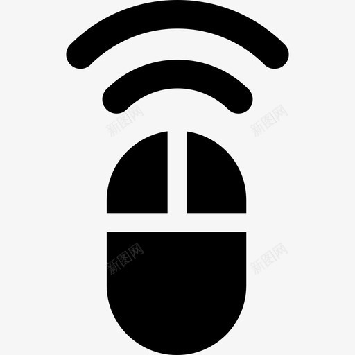 无线鼠标电脑无线网络图标svg_新图网 https://ixintu.com 无线网络 无线鼠标 电脑