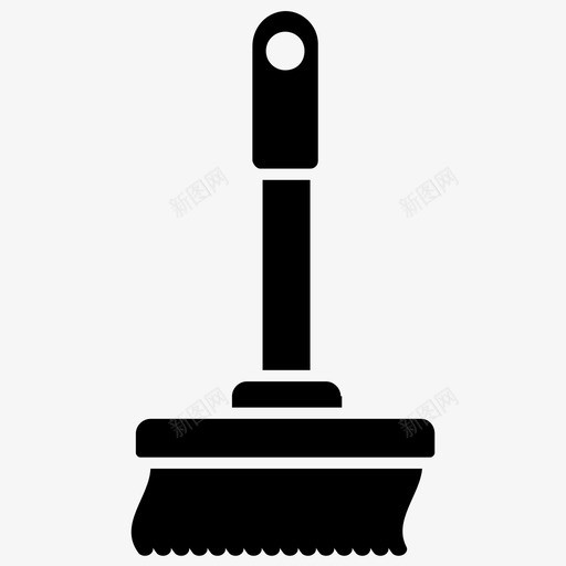拖把清洁工具家庭清洁图标svg_新图网 https://ixintu.com 家庭清洁 拖把 拖把地板 清洁和女仆字形图标 清洁工具