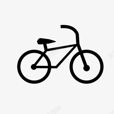 自行车送货搞笑图标图标
