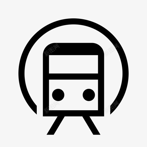 地铁公共交通地下交通图标svg_新图网 https://ixintu.com 公共交通 地下交通 地铁 重要的标志性建筑