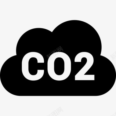 二氧化碳自然再循环图标图标