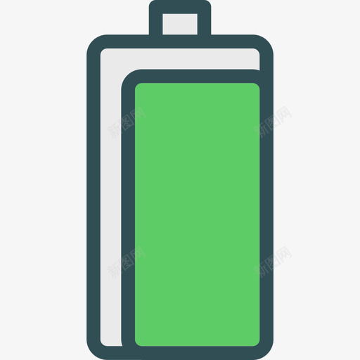 电池技术线性颜色图标svg_新图网 https://ixintu.com 技术 电池 线性颜色