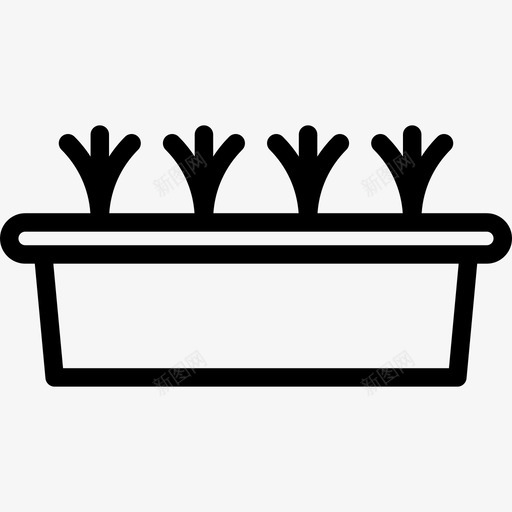 芽自然植物和花图标svg_新图网 https://ixintu.com 植物和花 自然 芽