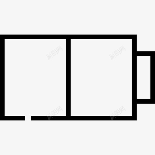 电池电子7线性图标svg_新图网 https://ixintu.com 电子7 电池 线性