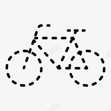 自行车车辆如果不是荷兰语图标图标