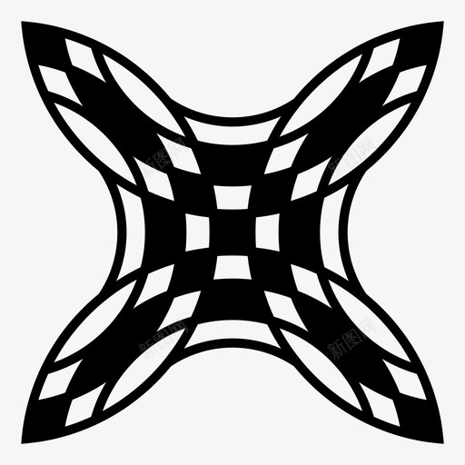 图案几何无缝图标svg_新图网 https://ixintu.com 几何 图案 对称 无缝