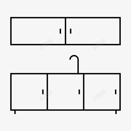 厨房设备家具家用图标svg_新图网 https://ixintu.com 厨房设备 室内 家具 家居系列 家用