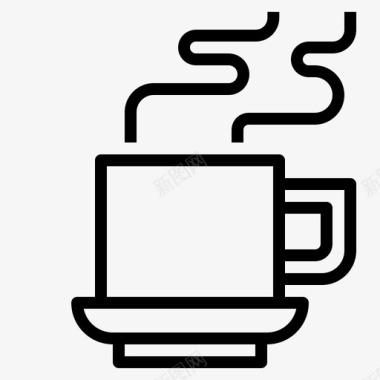 热咖啡巧克力咖啡杯图标图标