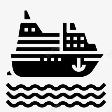 巡航巡洋舰船图标图标