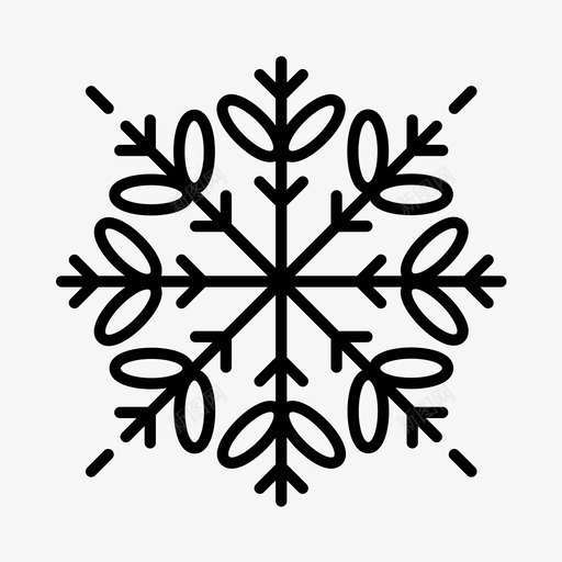 雪花阿尔卑斯山圣诞节图标svg_新图网 https://ixintu.com 冬天 圣诞节 节日 阿尔卑斯山 雪花
