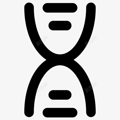 Dna科学元素大胆圆润图标svg_新图网 https://ixintu.com Dna 大胆圆润 科学元素