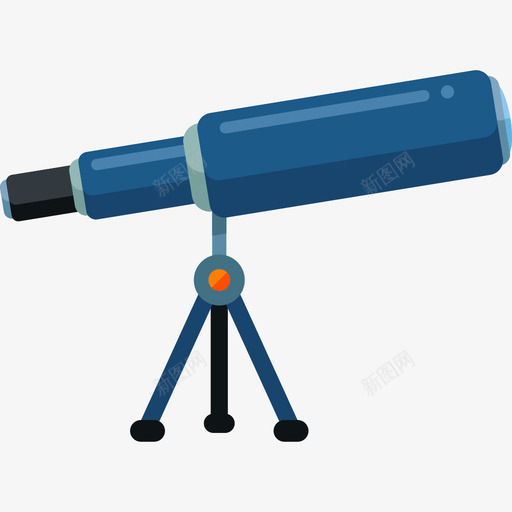 望远镜杂项2平面图标svg_新图网 https://ixintu.com 平面 望远镜 杂项2