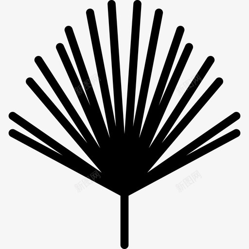松树圆叶收集线状图标svg_新图网 https://ixintu.com 圆叶收集 松树 线状