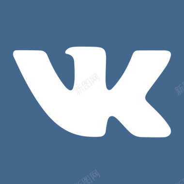 VK社交网络标识2扁平图标图标