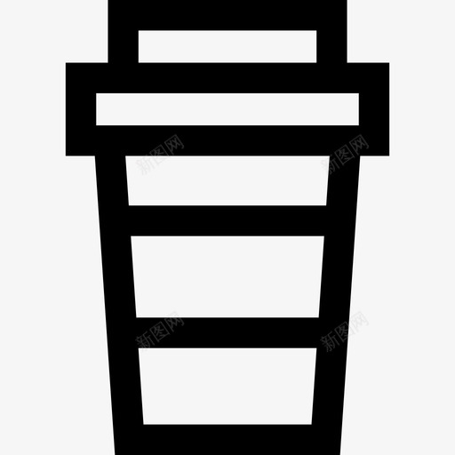 咖啡杯食物4线性图标svg_新图网 https://ixintu.com 咖啡杯 线性 食物4