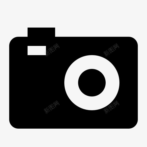 数码相机数码单反相机摄影图标svg_新图网 https://ixintu.com 便携 快照 摄影 数码单反相机 数码相机 音乐和多媒体图标集