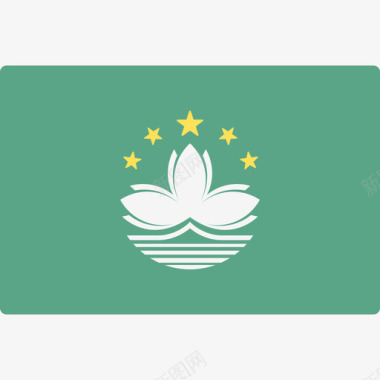 澳门国际旗帜长方形图标图标