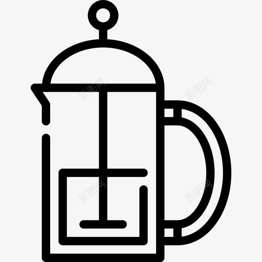 法国出版社咖啡店直系图标svg_新图网 https://ixintu.com 咖啡店 法国出版社 直系