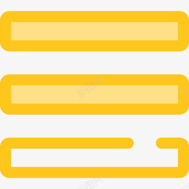 菜单web按钮2黄色图标图标