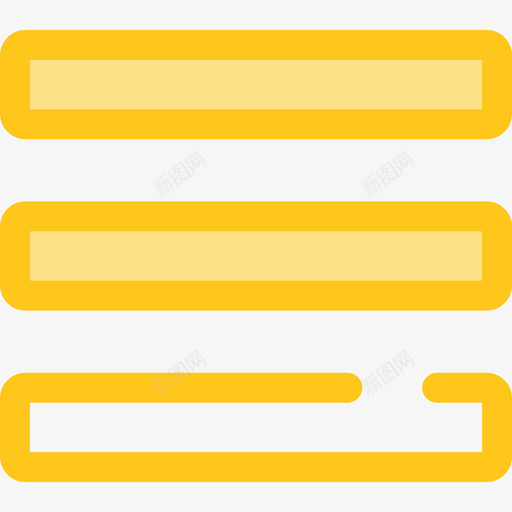 菜单web按钮2黄色图标svg_新图网 https://ixintu.com web按钮2 菜单 黄色
