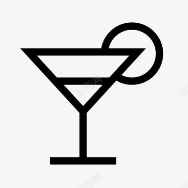 鸡尾酒酒酒吧图标图标