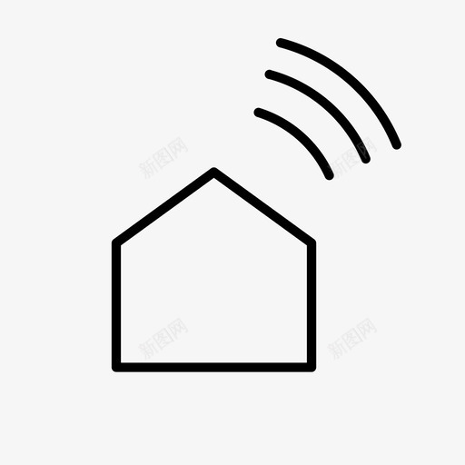 智能家居物联网wifi图标svg_新图网 https://ixintu.com wifi 智能家居 物联网