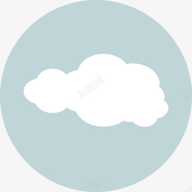 云14号天气圆形平坦图标图标